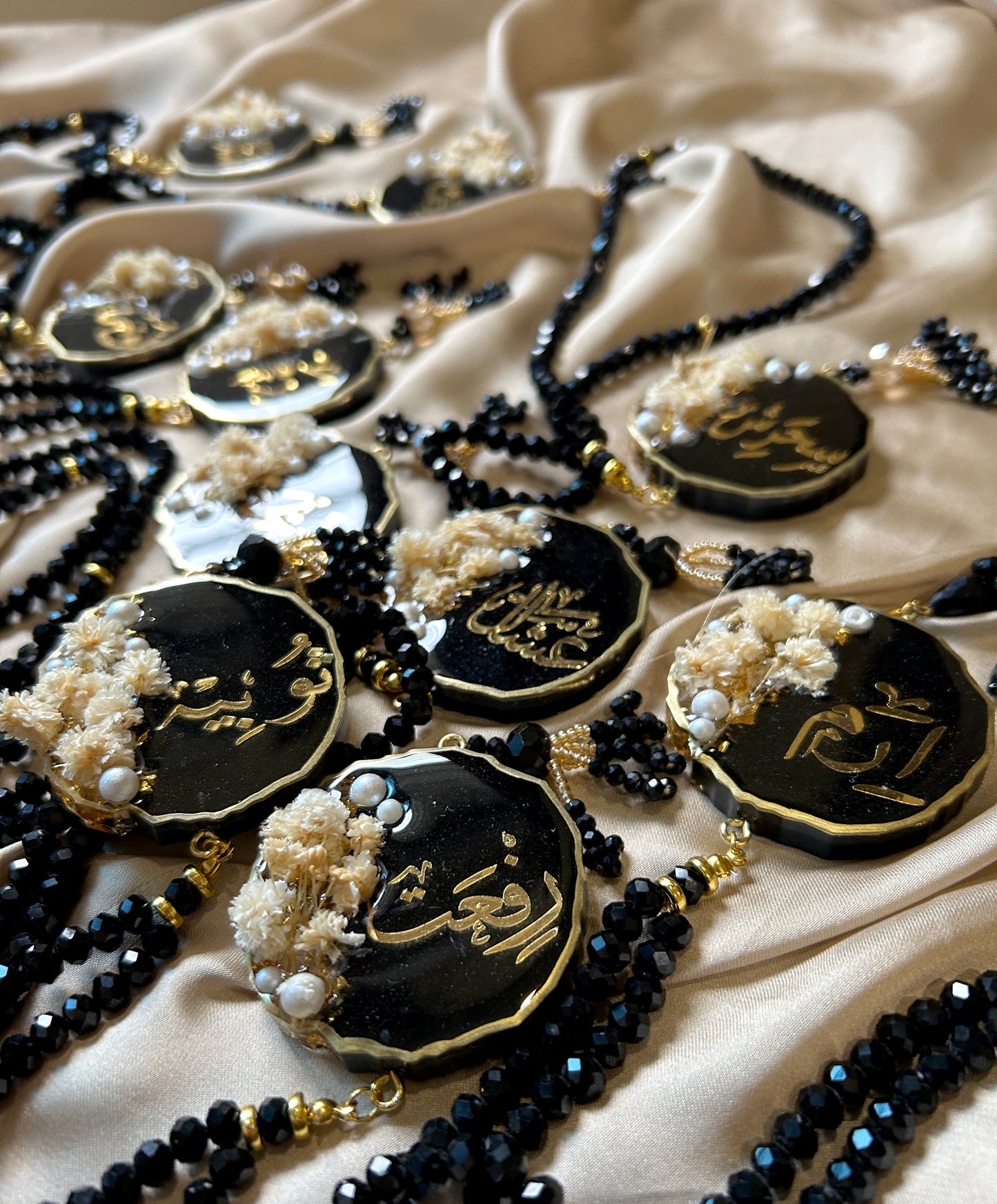 Noor-e-Zikr Resin Black Tasbeeh