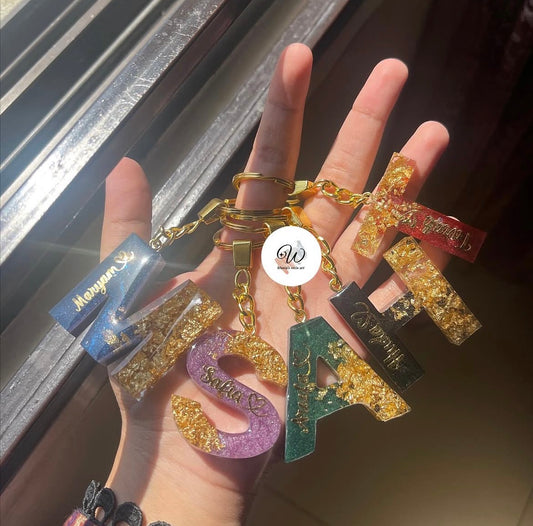 Alphabet Aura Keychain
