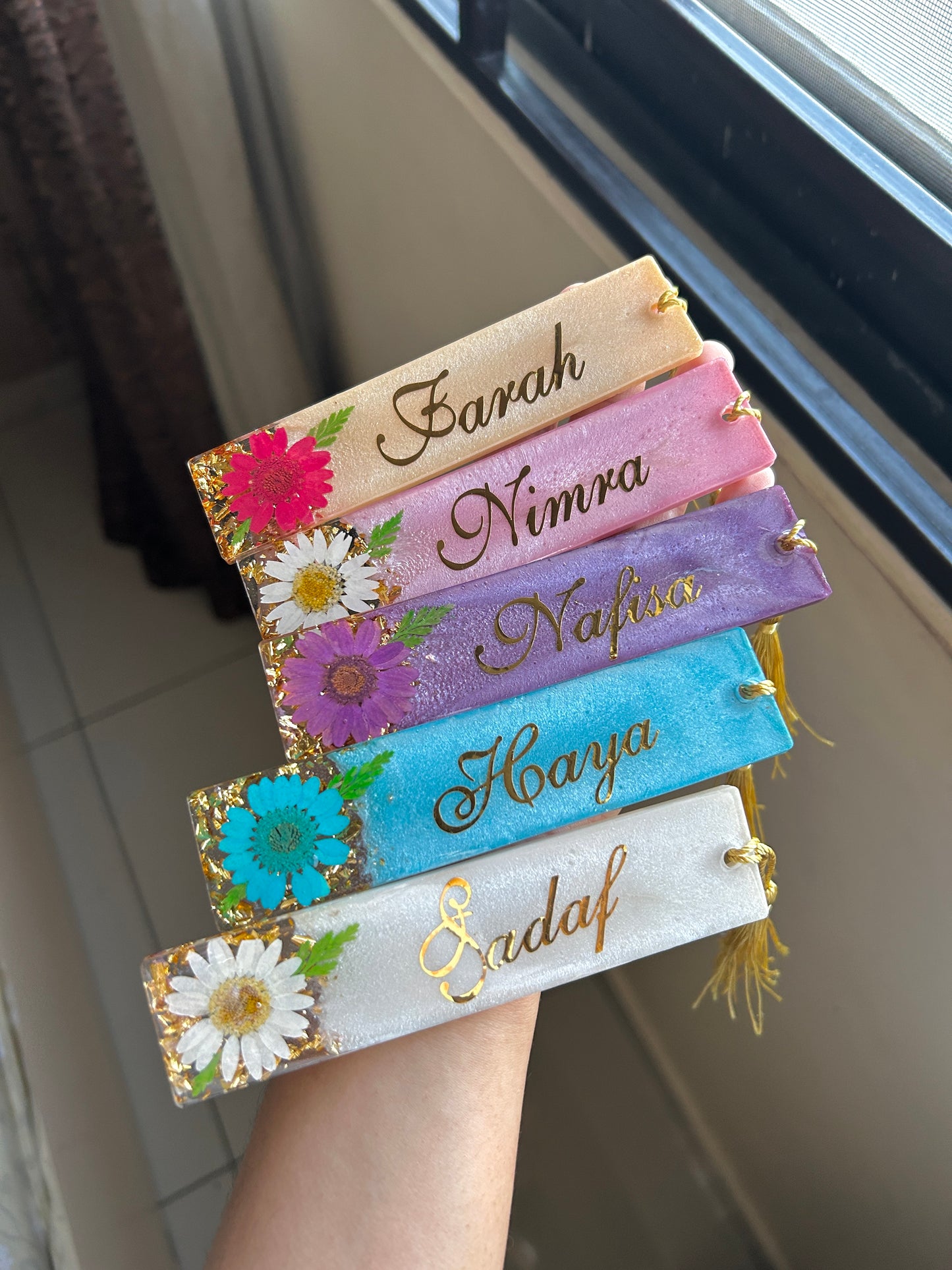 Rainbow Bloom Bookmarks