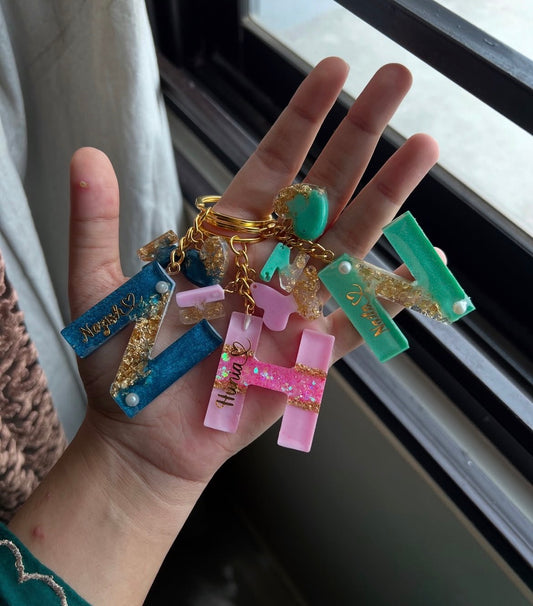 Signature Alphabet Keychain