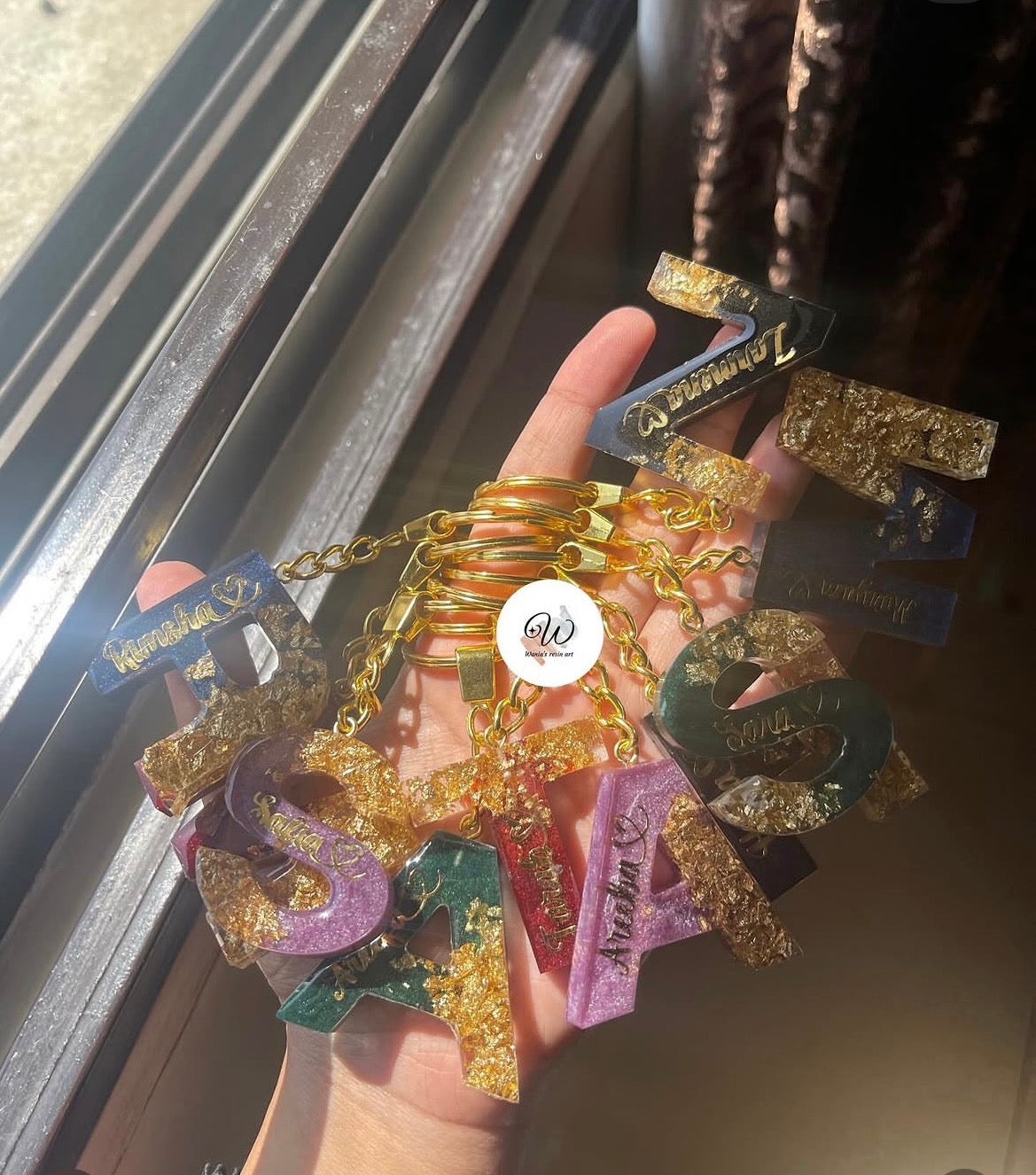 Alphabet Aura Keychain