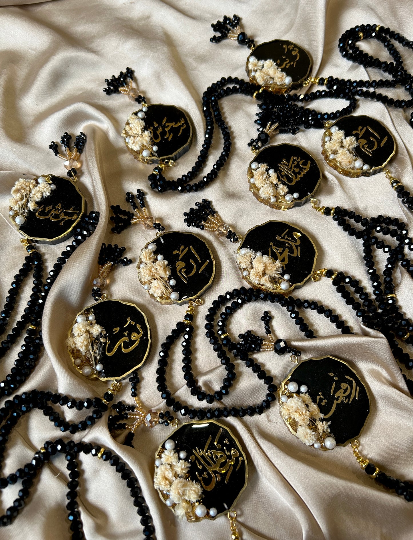 Noor-e-Zikr Resin Black Tasbeeh