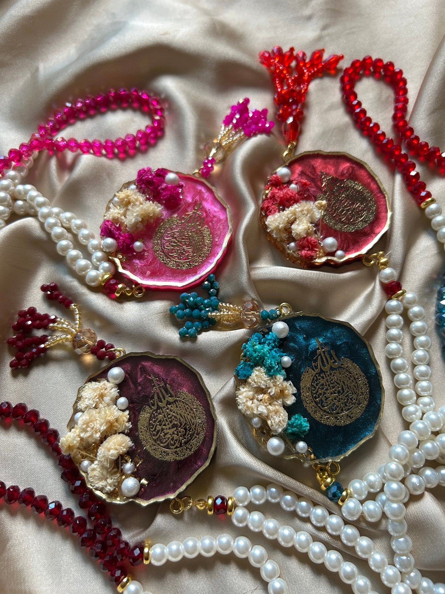 Resin Tasbeeh & Bookmark Gift Set