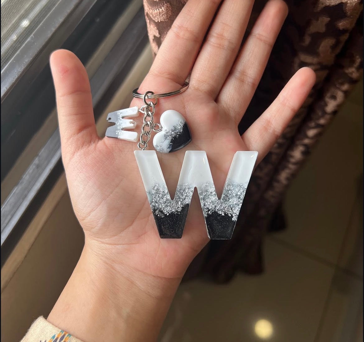 Initial Luxe Keychain