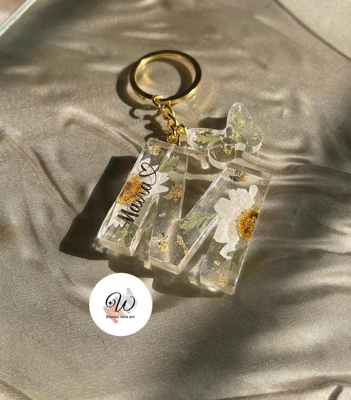 Alphabet Muse Keychain