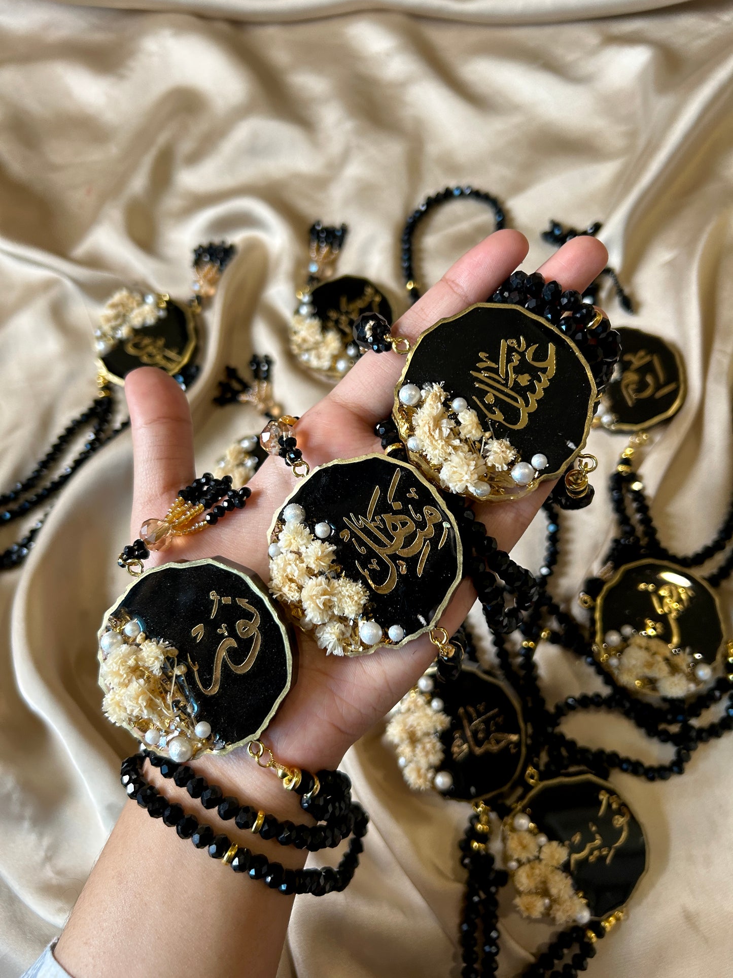 Noor-e-Zikr Resin Black Tasbeeh