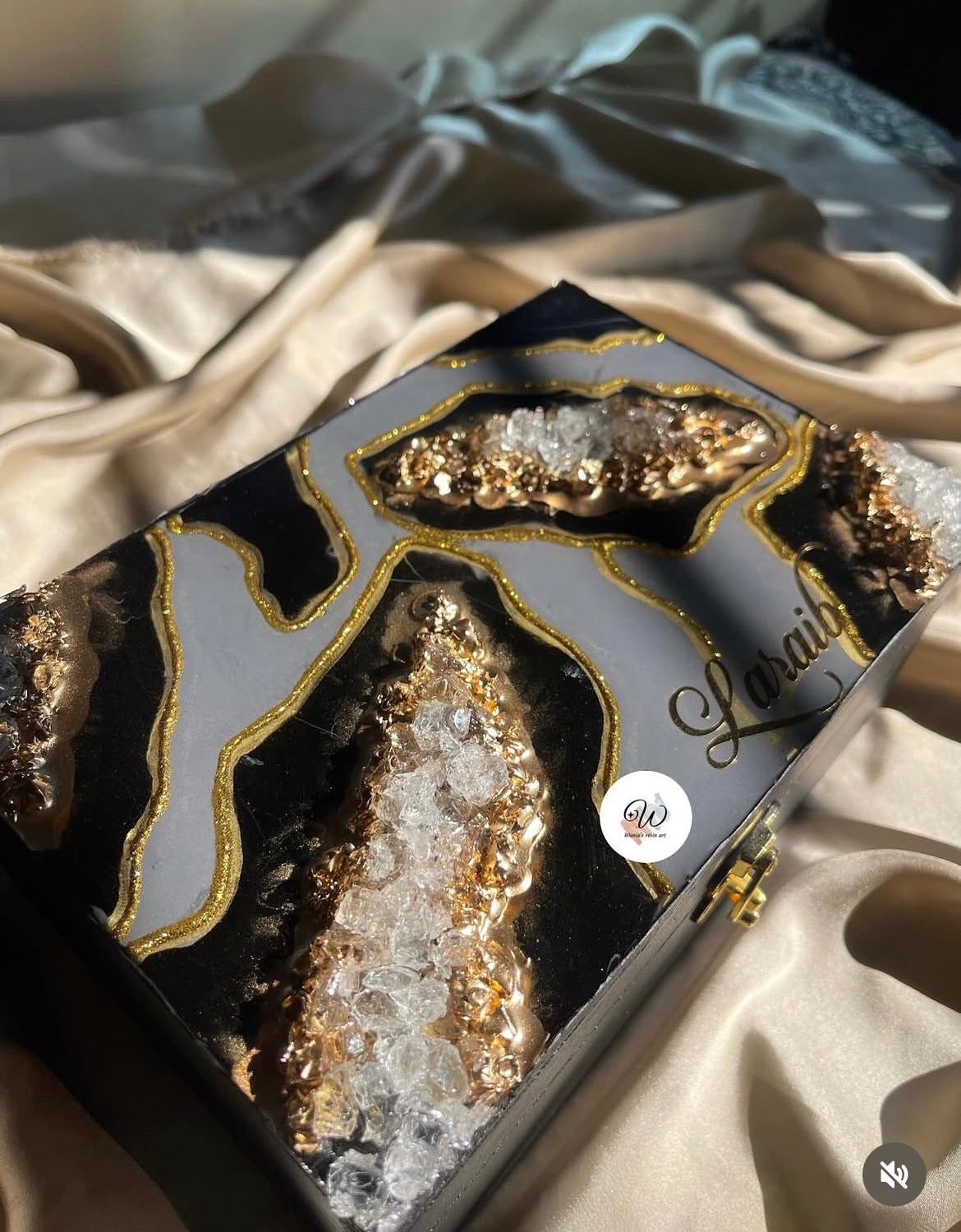 Luxury Resin Keepsake Box