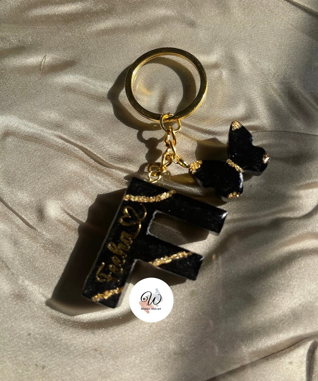 Alphabet Muse Keychain