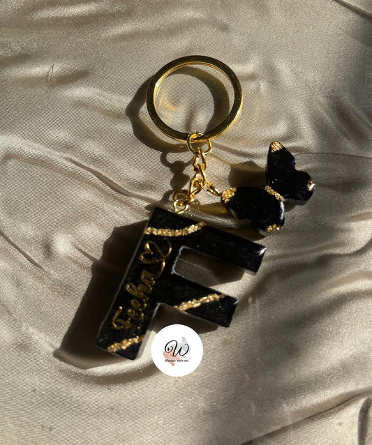 Alphabet Muse Keychain
