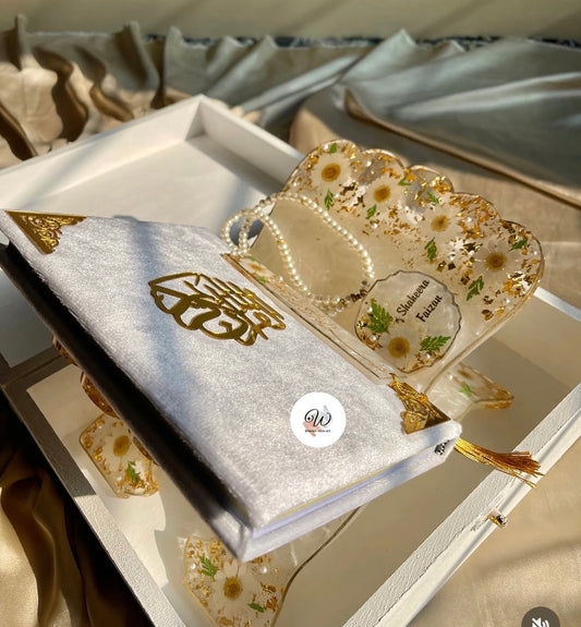 White Luxe Quran Gift Set