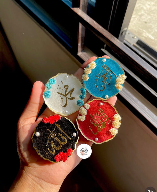 Mini Bloom Resin Fridge Magnets