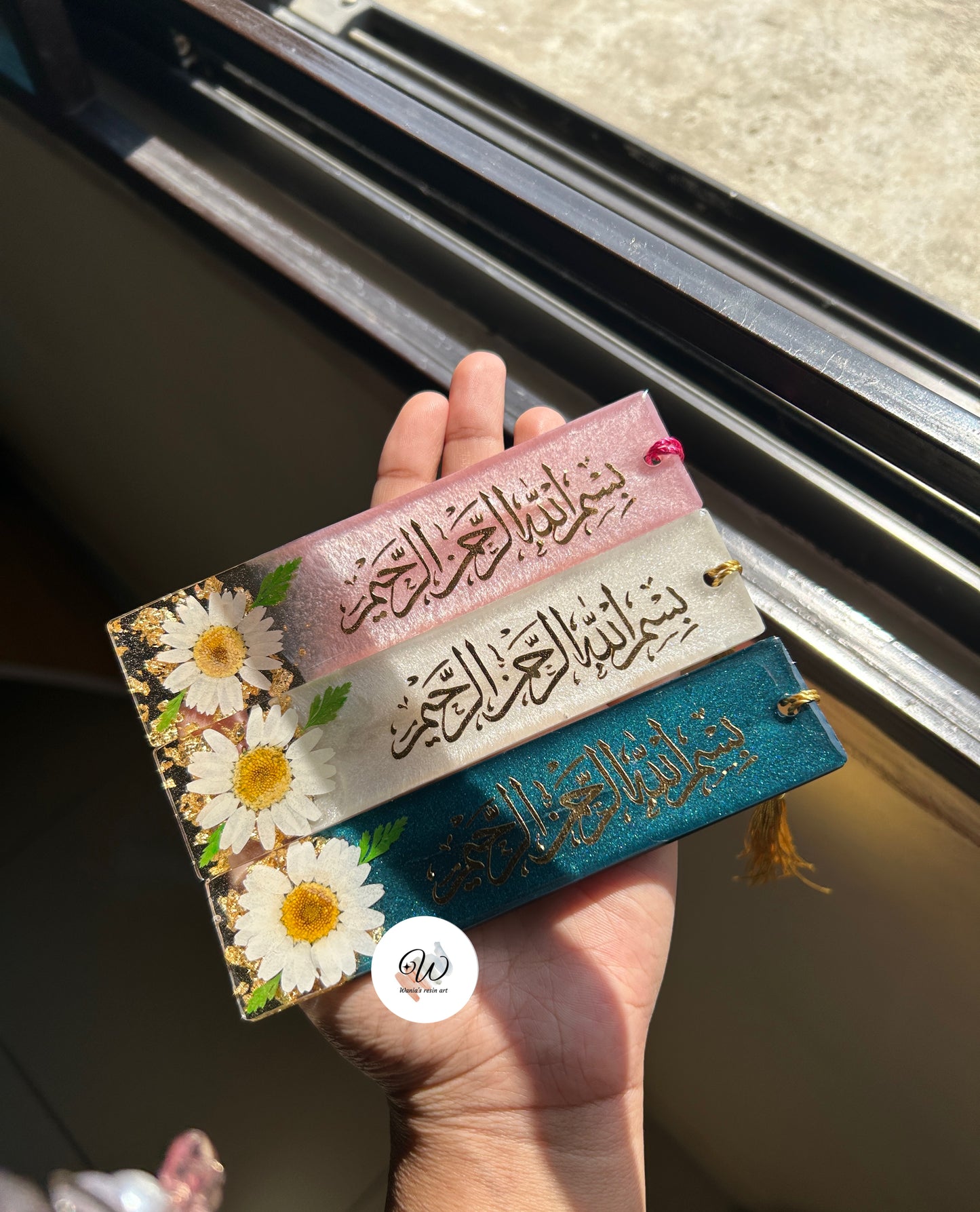 Noor Bismillah Resin Bookmark