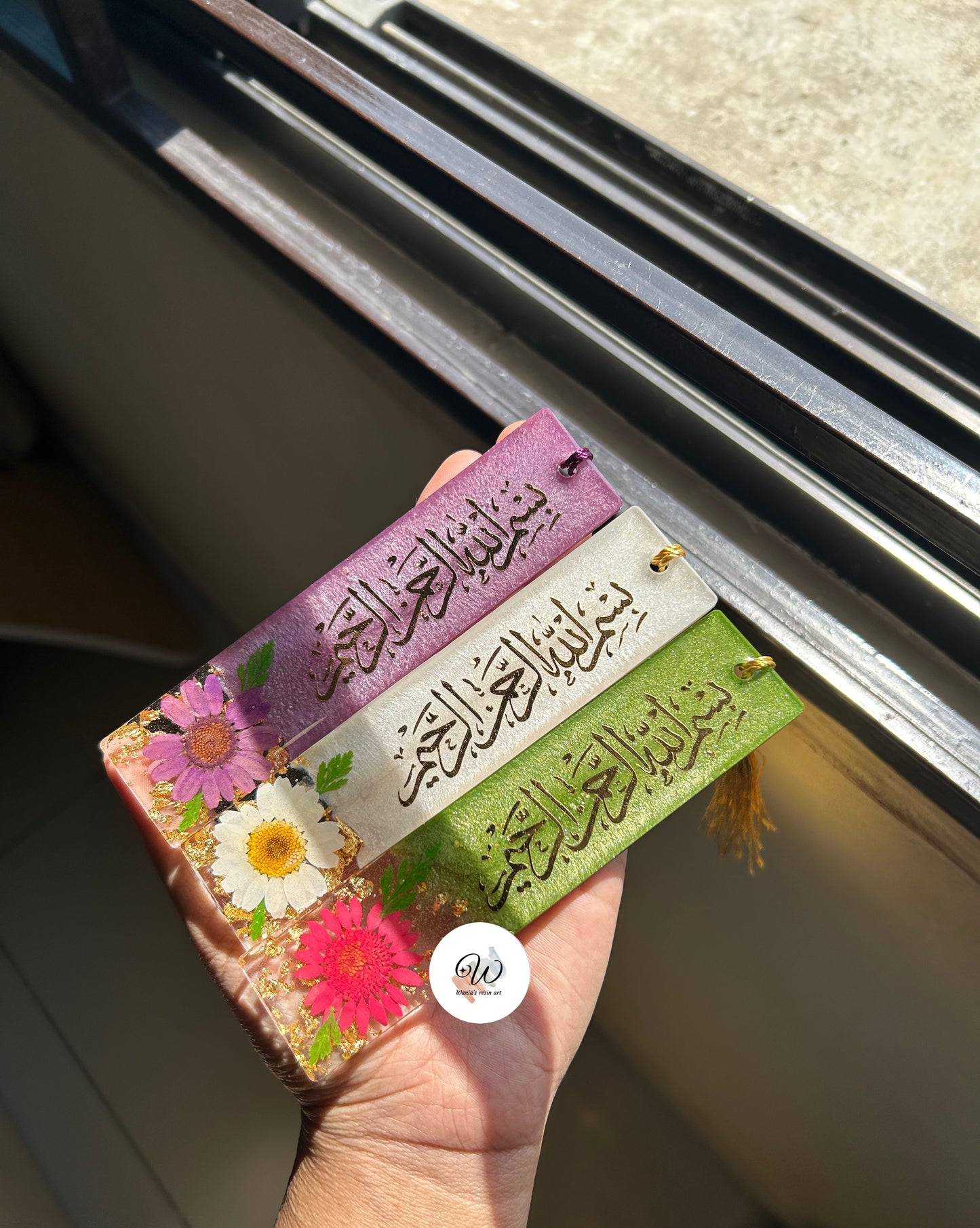 Noor Bismillah Resin Bookmark