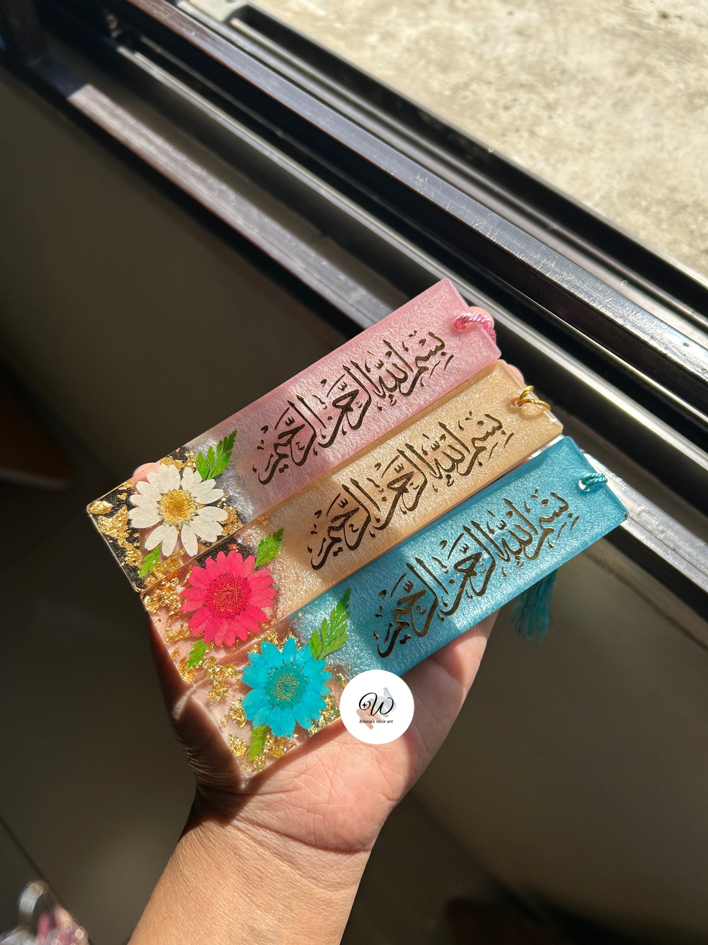 Noor Bismillah Resin Bookmark